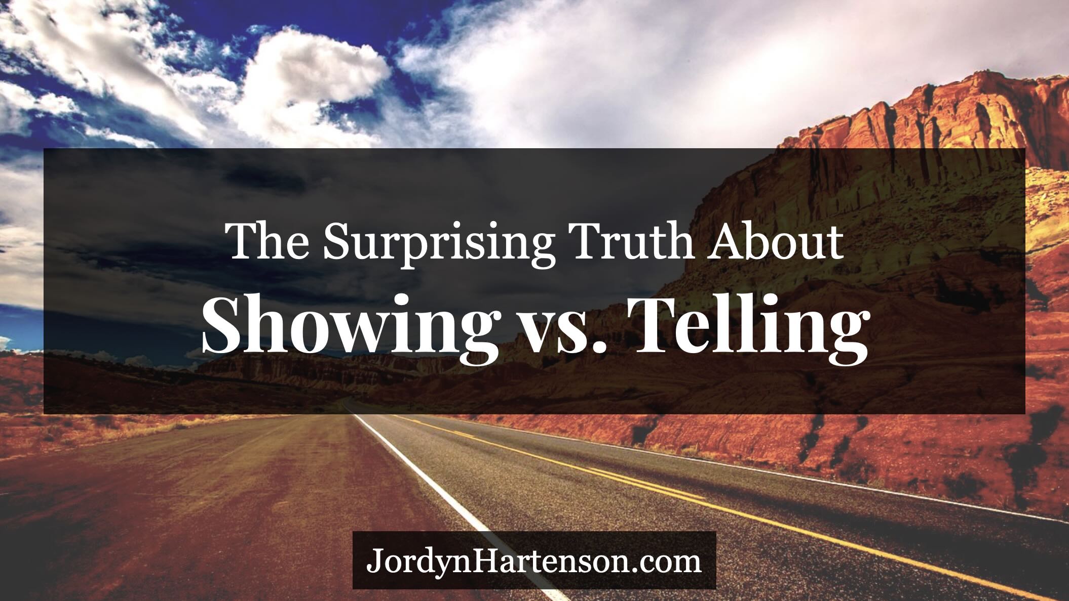 The Surprising Truth About Showing vs. Telling